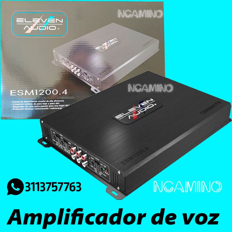 Amplificador 4 canales 1200 Watts - NCAMINO
