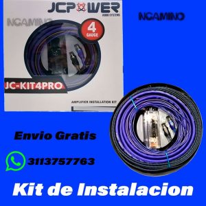 Kit de cables calibre 4 Jc power