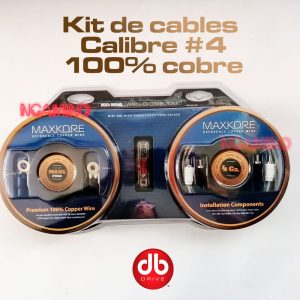 Kit de audio #4 Db drive 100% cobre