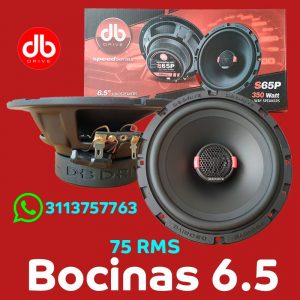 Bocinas db drive S65P de 6.5 pulgadas speed series
