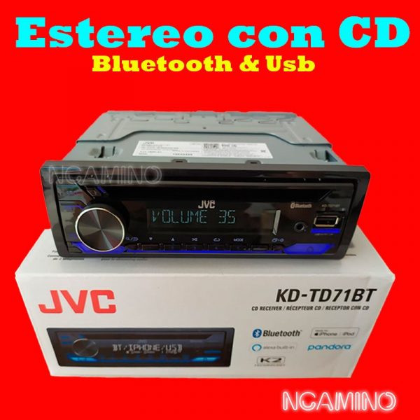 Estéreo JVC con CD