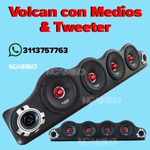 Volcan para 4 medios y 2 tweeters