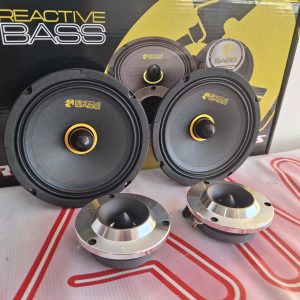 Set de medios Reactive Bass 6.5 pulgadas con Tweeters