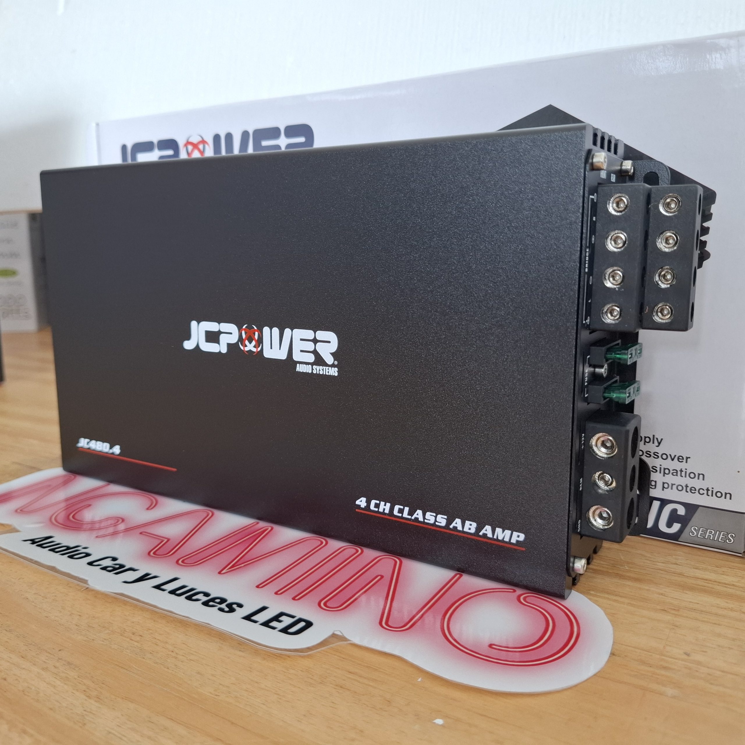 Amplificador JC Power 4 canales JC480.4 480.4 1 Amplificador JC Power 4 canales JC480.4 480.4