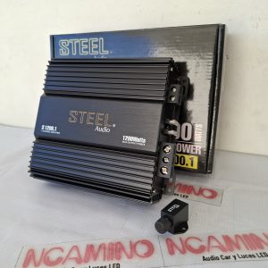 Amplificador 1200.1 Clase D Steel Audio S1200.1